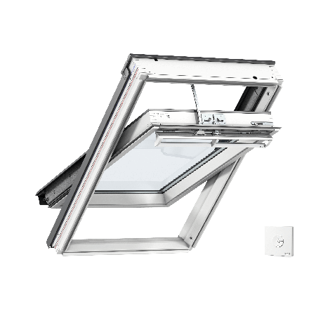 Ventana giratoria eléctrica y solar VELUX